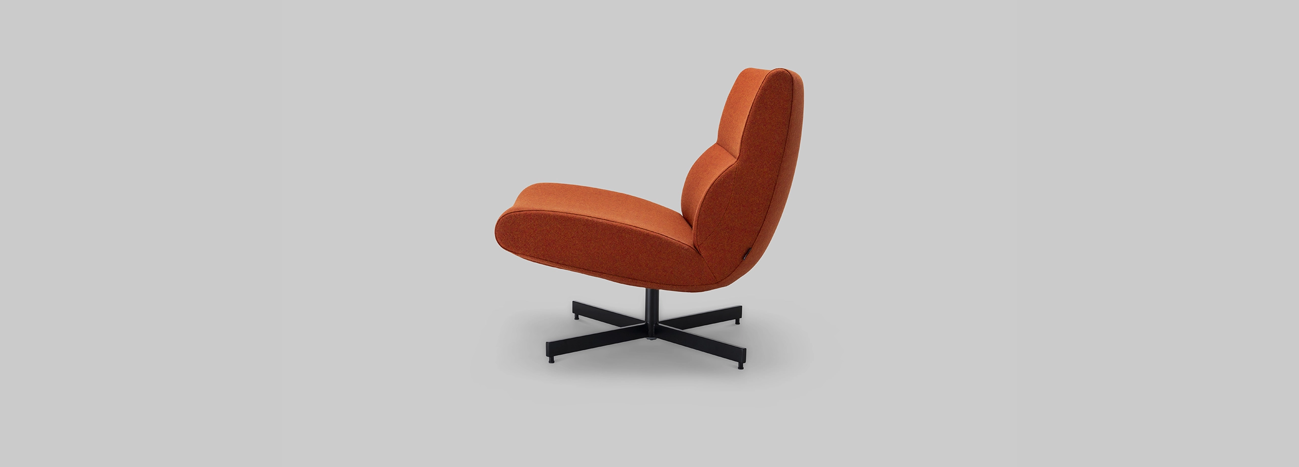 Harvink Focus fauteuil richwool oranjerood