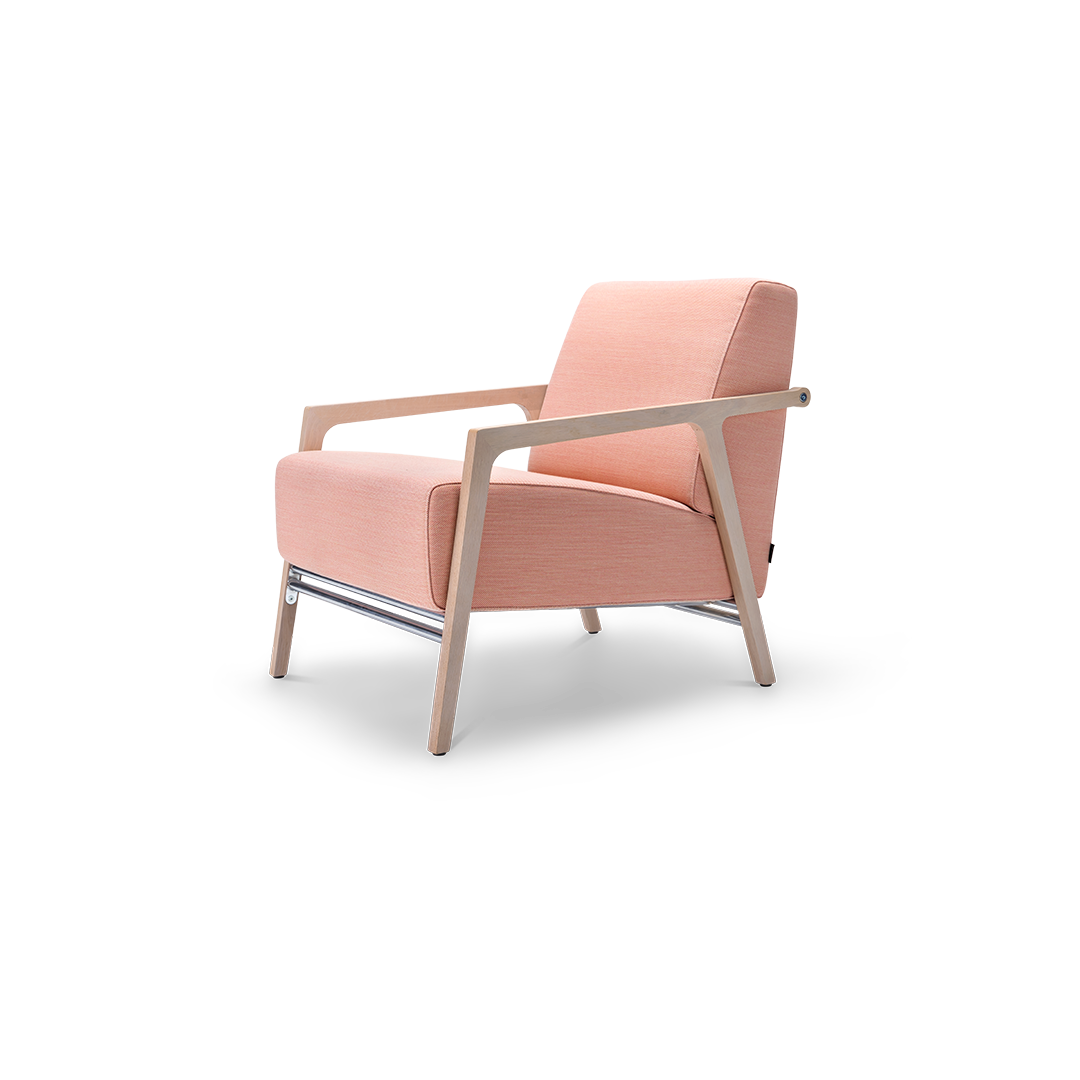 Harvink Splinter fauteuil roze