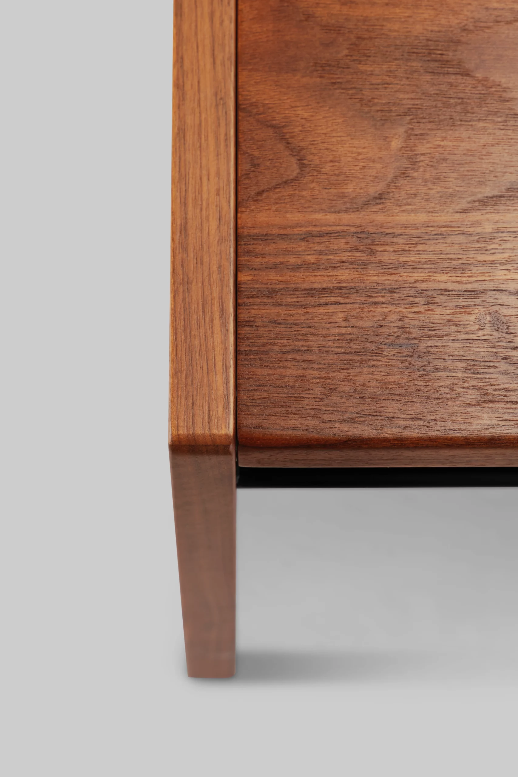 Harvink salontafel Splinter Amerikaans noten met frame zwart