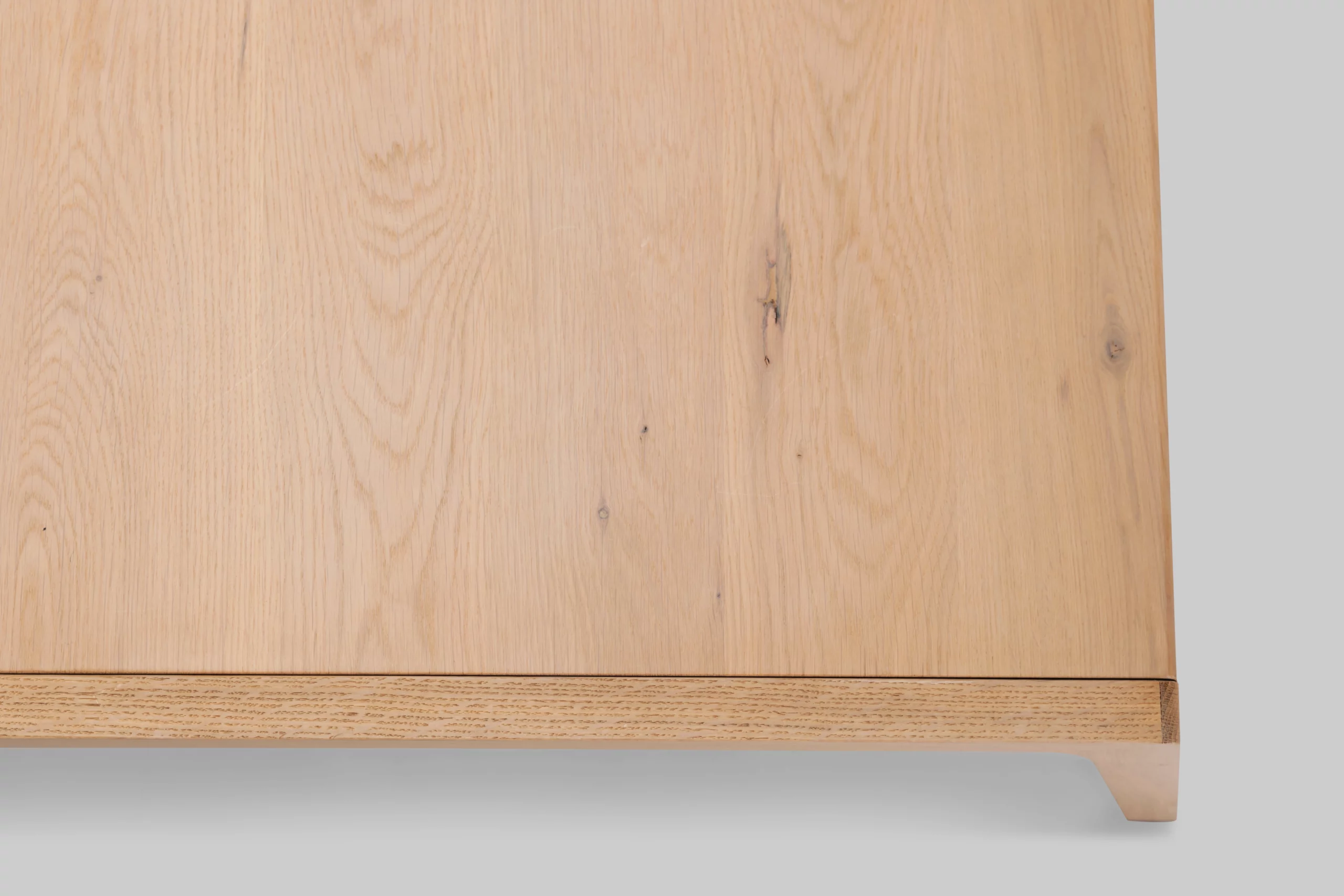 Harvink salontafel Splinter eiken wit gebeitst met frame geschuurd chroom