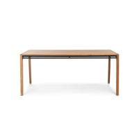 Harvink tafel Splinter eiken met zwart metaal frame