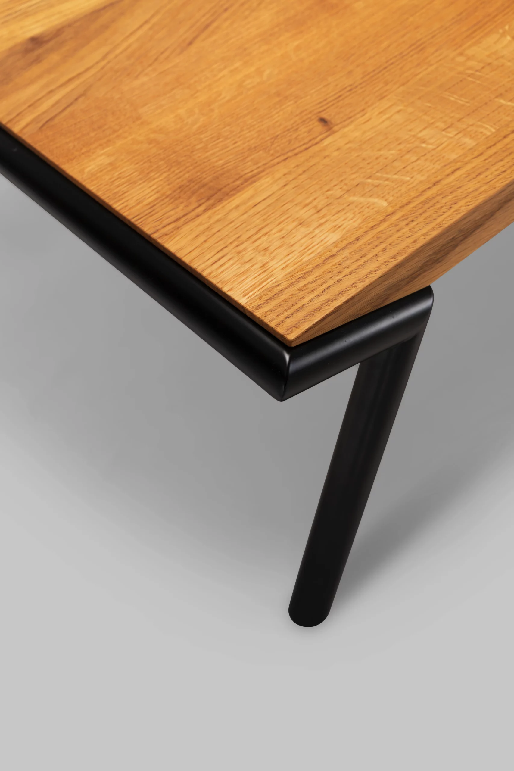 Harvink salontafel de Zotte eiken olie met frame zwart