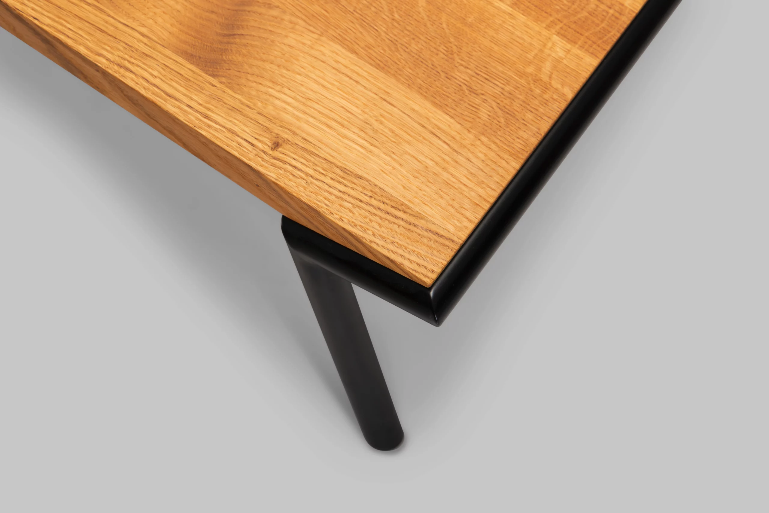 Harvink salontafel de Zotte eiken olie met frame zwart